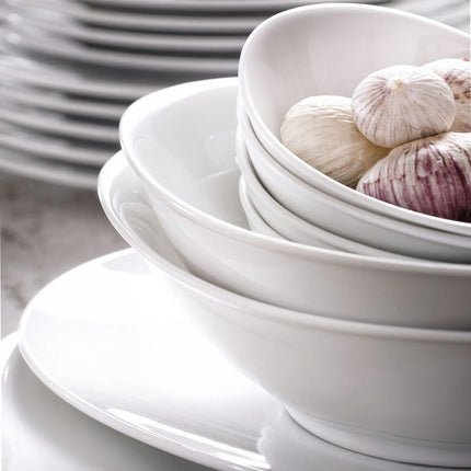 GGM Gastro (6 pcs) Bowl - White Delight - Porcelain - 450ml - 210x135mm - White