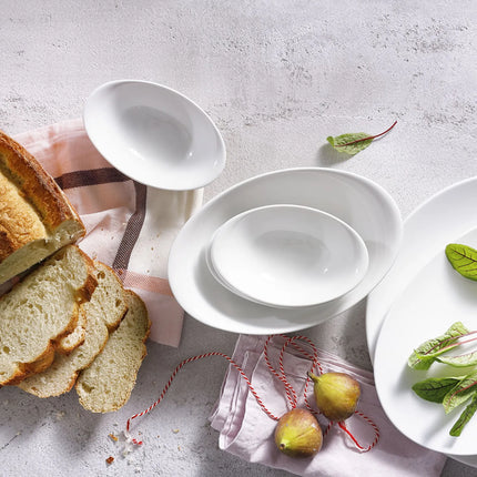 GGM Gastro (6 pcs) Bowl - White Delight - Porcelain - 700ml - 250x160mm - White