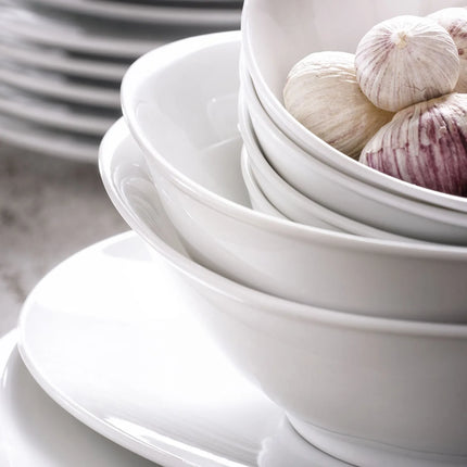 GGM Gastro (6 pcs) Bowl - White Delight - Porcelain - 700ml - 250x160mm - White