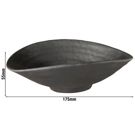 GGM Gastro (6 pcs) Bowl - ZEN - Melamine - 0.20L - 175x155mm - Black