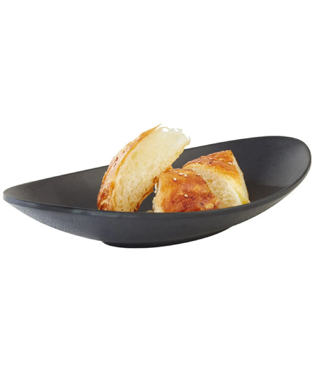 GGM Gastro (6 pcs) Bowl - ZEN - Melamine - 0.25L - 250x135mm - Depth: 40mm - Black