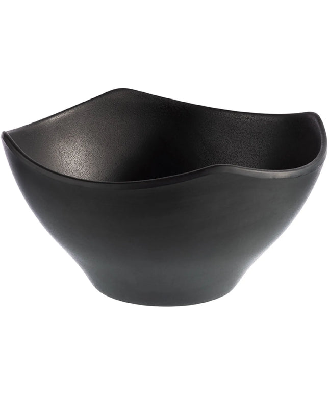 GGM Gastro (6 pcs) Bowl - ZEN - Melamine - 1.4L - square - 210x210mm - Depth: 110mm - Black
