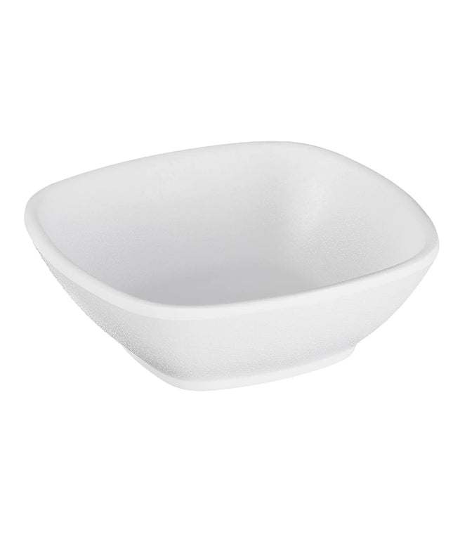 GGM Gastro (6 pcs) Bowl - ZEN - Melamine - 200ml - square - 120x120mm - Depth: 40mm - White