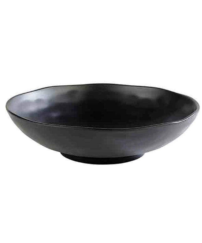 GGM Gastro (6 pcs) Bowl - ZEN - Melamine - 2.5L - Ø 310mm - Depth: 85mm - Black