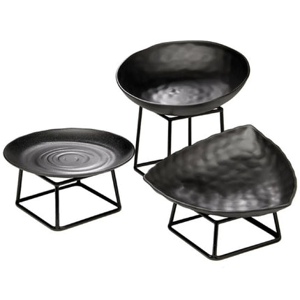 GGM Gastro (6 pcs) Bowl - ZEN - Melamine - 2.5L - Ø 310mm - Depth: 85mm - Black