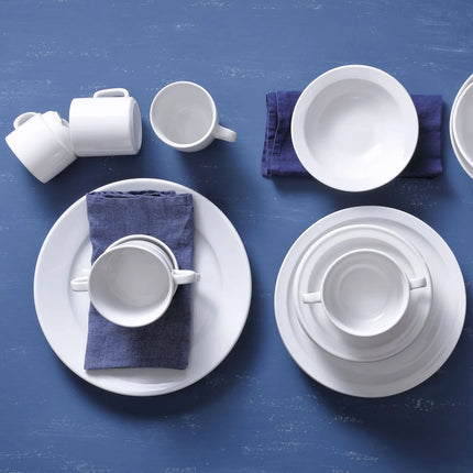 GGM Gastro (6 pcs) BUDGETLINE | Plate - flat - Porcelain - Ø210mm - White