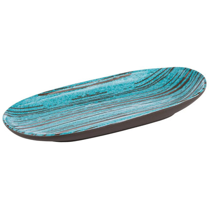 GGM Gastro (6 pcs) CANCUN | Platter - Melamine - 280x135mm - Blue/Brown