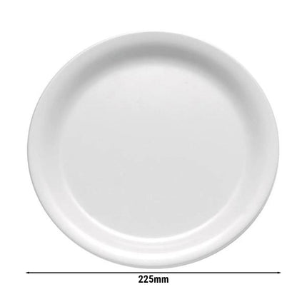 GGM Gastro (6 pcs) CASUAL | Plate - Melamine - Ø225mm - White