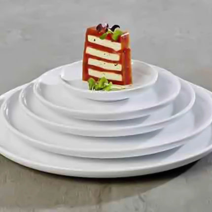 GGM Gastro (6 pcs) CASUAL | Plate - Melamine - Ø225mm - White