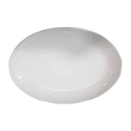 GGM Gastro (6 pcs) CLASSICO | Platter - oval - Porcelain - 230x130mm - White