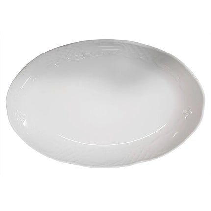 GGM Gastro (6 pcs) CLASSICO | Platter - oval - Porcelain - 360x185mm - White