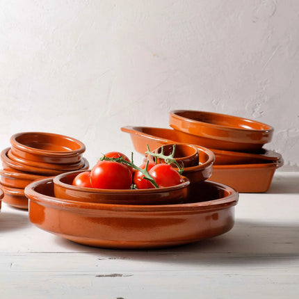GGM Gastro (6 pcs) CLASSICO - Tapas Butter Dish - Ø80mm 80ml - Brown