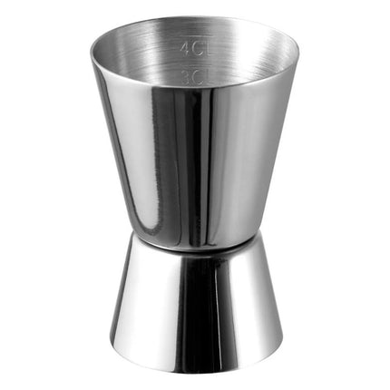 GGM Gastro (6 pcs) Cocktail Jigger - Stainless Steel - 20ml & 40ml - engraved measurements - CE marked