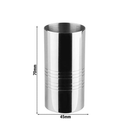 GGM Gastro (6 pcs) Cocktail Jigger - Stainless Steel - 30ml & 50ml - CE marked
