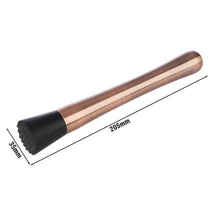 GGM Gastro (6 pcs) Cocktail Muddler - Stainless steel - Length: 205mm - Copper