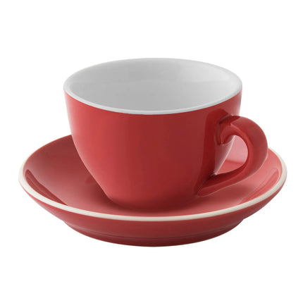 GGM Gastro (6 pcs) COLORS | Cappuccino Cup Colors - 180ml - Red