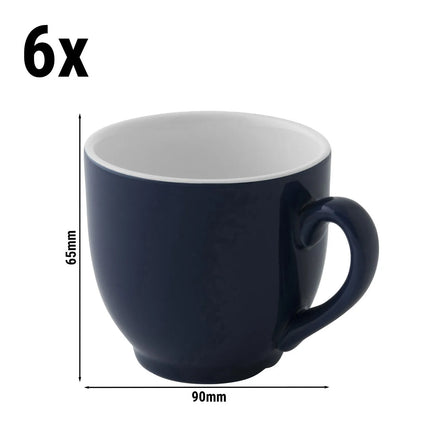 GGM Gastro (6 pcs) COLORS | Coffee Cup Colors - 140ml - Blue