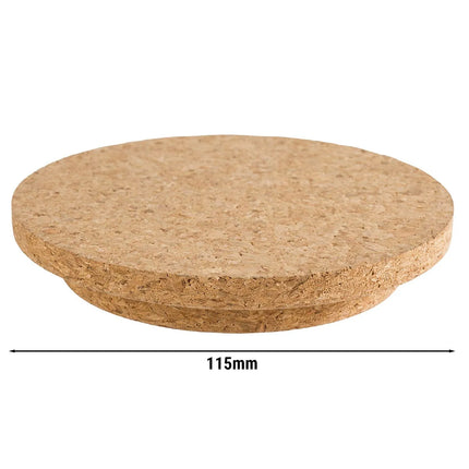 GGM Gastro (6 pcs) Cork Lid (FRESH WOOD) - Cork - Ø115mm - Beige - for 10430 & 10435