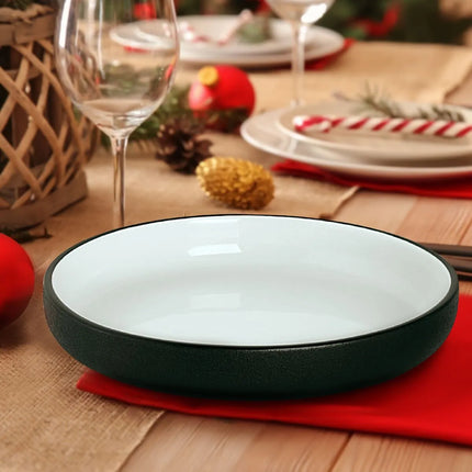 GGM Gastro (6 pcs) COSMIC | Plate - Porcelain - Ø200mm - Black