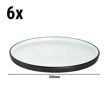 GGM Gastro (6 pcs) COSMIC | - Porcelain - Ø200mm - Black