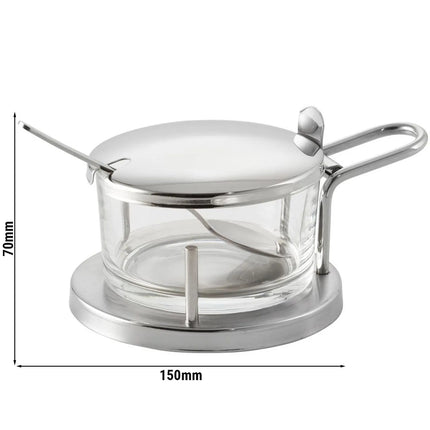 GGM Gastro (6 pcs) Cruet - CLASSIC - incl. spoon - Mirror