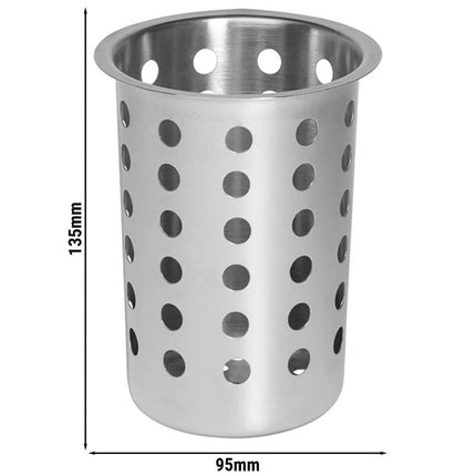 GGM Gastro (6 pcs) Cutlery Cylinder - Ø 115mm - Height: 130mm - Stainless steel