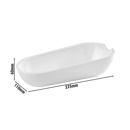 GGM Gastro (6 pcs) Cutlery tray - BOWL - Melamine - White