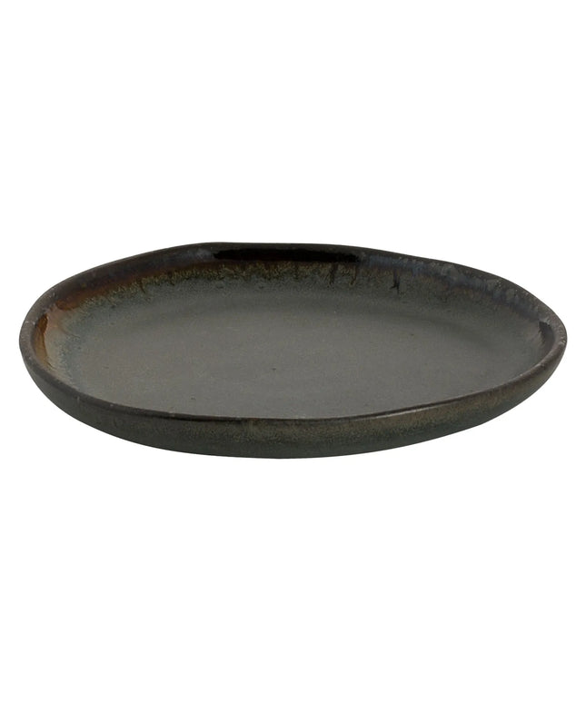 GGM Gastro (6 pcs) DAVIDE | Plate - flat - Stoneware - Ø170mm - Brown