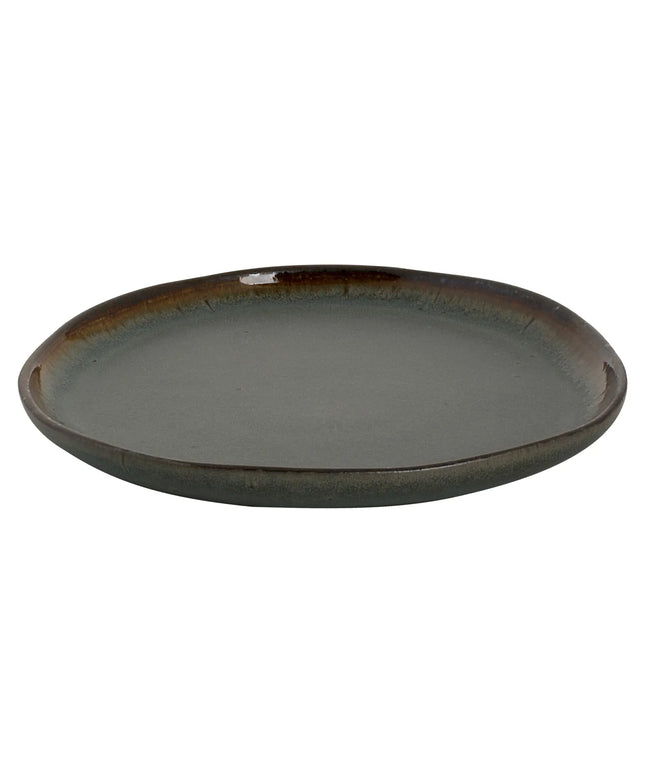 GGM Gastro (6 pcs) DAVIDE | Plate - flat - Stoneware - Ø220mm - Brown