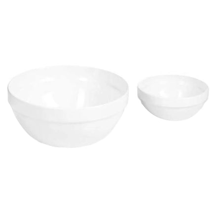 GGM Gastro (6 pcs) Dessert Bowl - CASUAL MAXI - Melamine - 0.5L - Ø 140mm - Depth: 65mm - White