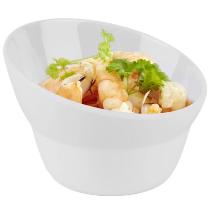 GGM Gastro (6 pcs) Dessert Bowl - CASUAL - Melamine - 130ml - round - Ø 100mm - 100x100mm - Depth: 70mm - White