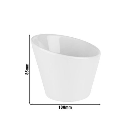 GGM Gastro (6 pcs) Dessert Bowl - CASUAL - Melamine - 200ml - round - Ø 100mm - White