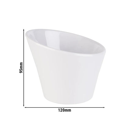 GGM Gastro (6 pcs) Dessert Bowl - CASUAL - Melamine - 300ml - round - Ø 120mm - White