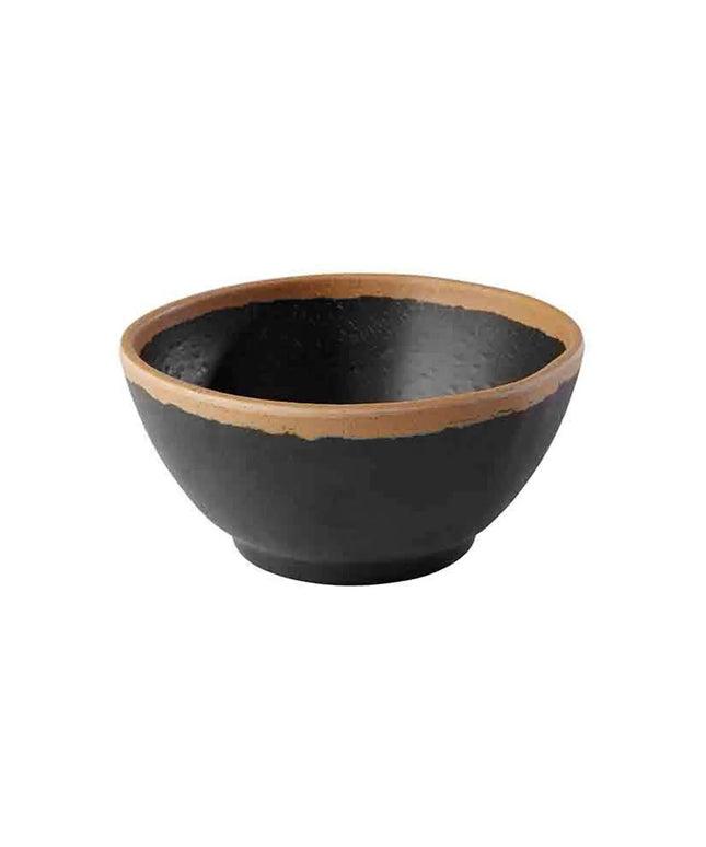 GGM Gastro (6 pcs) Dessert Bowl - CROCKER - Melamine - 370ml - round - Ø 125mm - 125x125mm - Depth: 60mm - Brown/Terracotta
