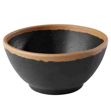 GGM Gastro (6 pcs) Dessert Bowl - CROCKER - Melamine - 370ml - round - Ø 125mm - 125x125mm - Depth: 60mm - Brown/Terracotta