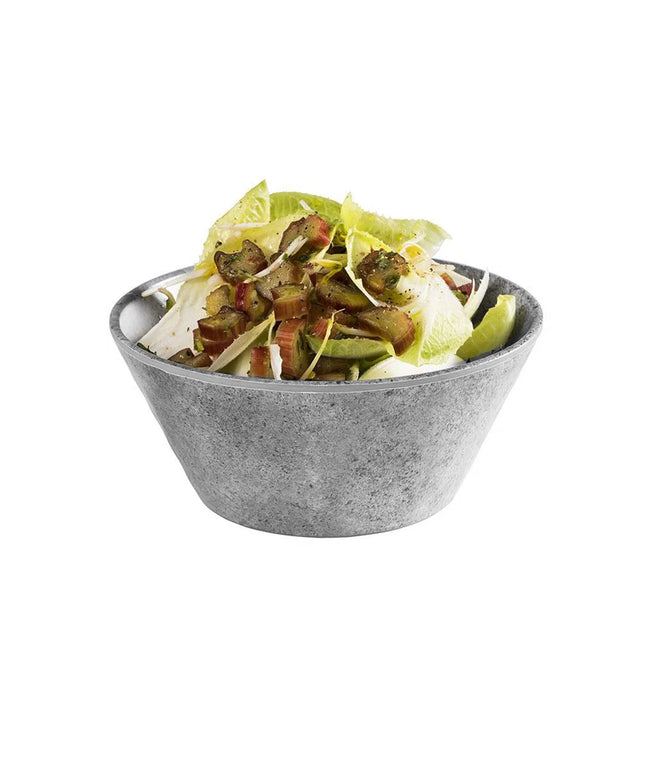 GGM Gastro (6 pcs) Dessert Bowl - ELEMENT - Melamine - 0.5L - round - Ø 160mm - Grey