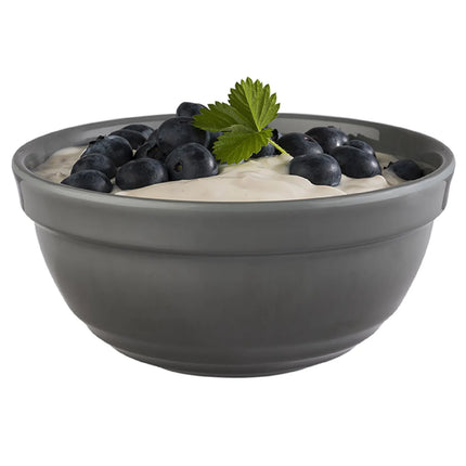 GGM Gastro (6 pcs) Dessert Bowl - EMMA - Melamine - 0.5L - round - Ø 140mm - Grey