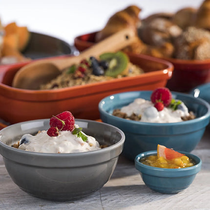 GGM Gastro (6 pcs) Dessert Bowl - EMMA - Melamine - 500ml - round - Ø 140mm - Depth: 65mm - Blue