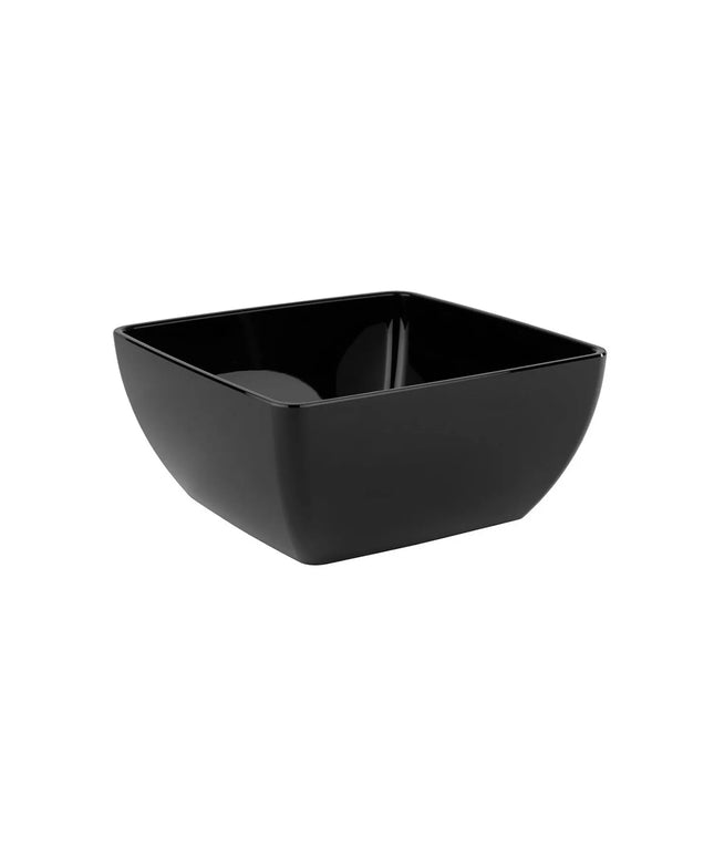 GGM Gastro (6 pcs) Dessert Bowl - FRIENDLY - PET - 140ml - square - 90x90mm - Depth: 40mm - Black