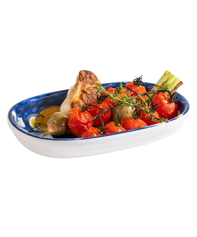 GGM Gastro (6 pcs) Dessert Bowl - MEDITERRANEAN - Melamine - 200ml - 182x115mm - Depth: 30mm - Multicolour