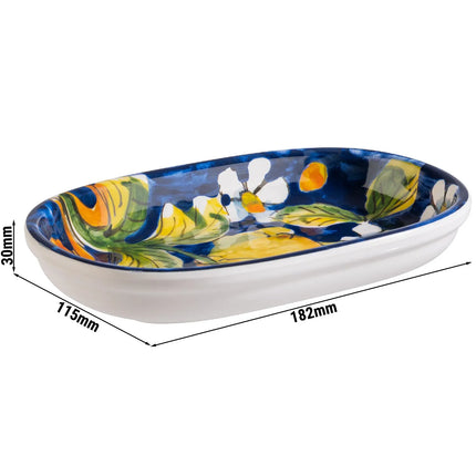 GGM Gastro (6 pcs) Dessert Bowl - MEDITERRANEAN - Melamine - 200ml - 182x115mm - Depth: 30mm - Multicolour