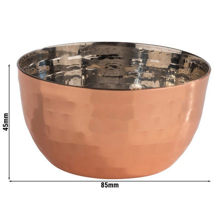 GGM Gastro (6 pcs) Dessert Bowl - MUMBAI - Stainless Steel - 150ml - round - Ø 85mm