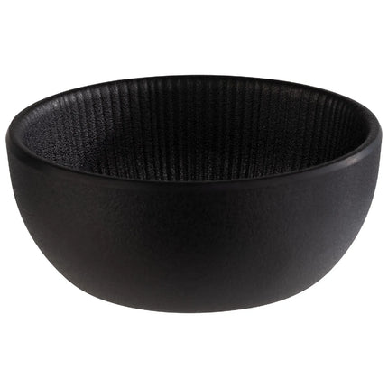 GGM Gastro (6 pcs) Dessert Bowl - NERO - Melamine - 100ml - round - Ø 85mm - Black