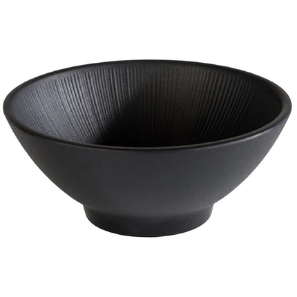 GGM Gastro (6 pcs) Dessert Bowl - NERO - Melamine - 500ml - round - Ø 160mm - Black