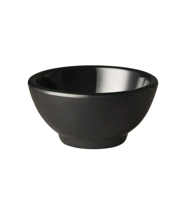 GGM Gastro (6 pcs) Dessert Bowl - PURE - Melamine - 300ml - round - Ø 130mm - Depth: 65mm - Black