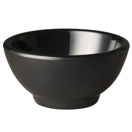 GGM Gastro (6 pcs) Dessert Bowl - PURE - Melamine - 300ml - round - Ø 130mm - Depth: 65mm - Black