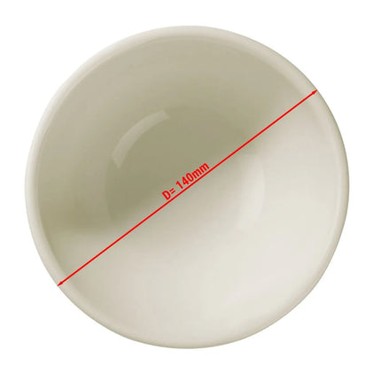 GGM Gastro (6 pcs) Dessert Bowl - TEOS - Porcelain - round - Ø 140mm - Depth: 55mm - Cream