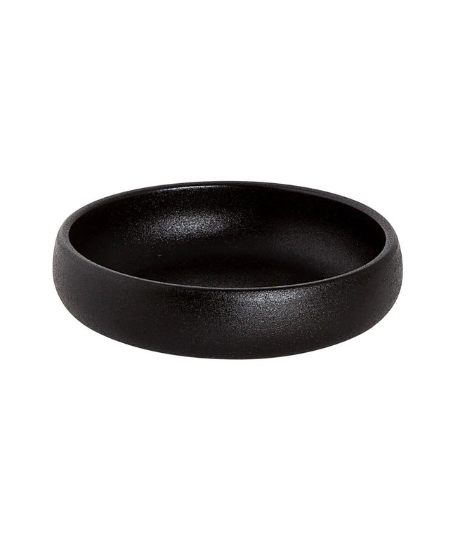 GGM Gastro (6 pcs) Dessert Bowl - Universe - Maastricht - Porcelain - 200ml - round - Ø 115mm - Black