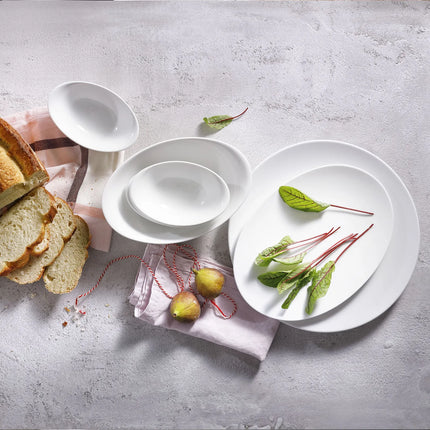 GGM Gastro (6 pcs) Dessert Bowl - White Delight - Porcelain - 200ml - 160x105mm - White