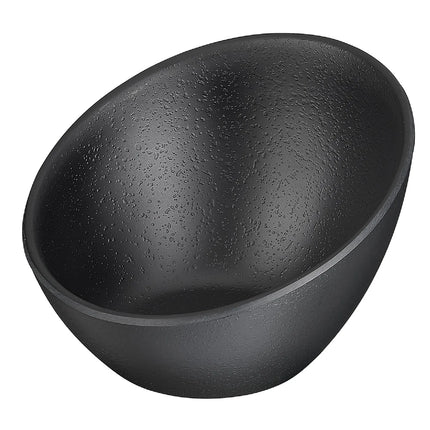 GGM Gastro (6 pcs) Dessert Bowl - ZEN - Melamine - 150ml - square - 125x125mm - Depth: 85mm - Black